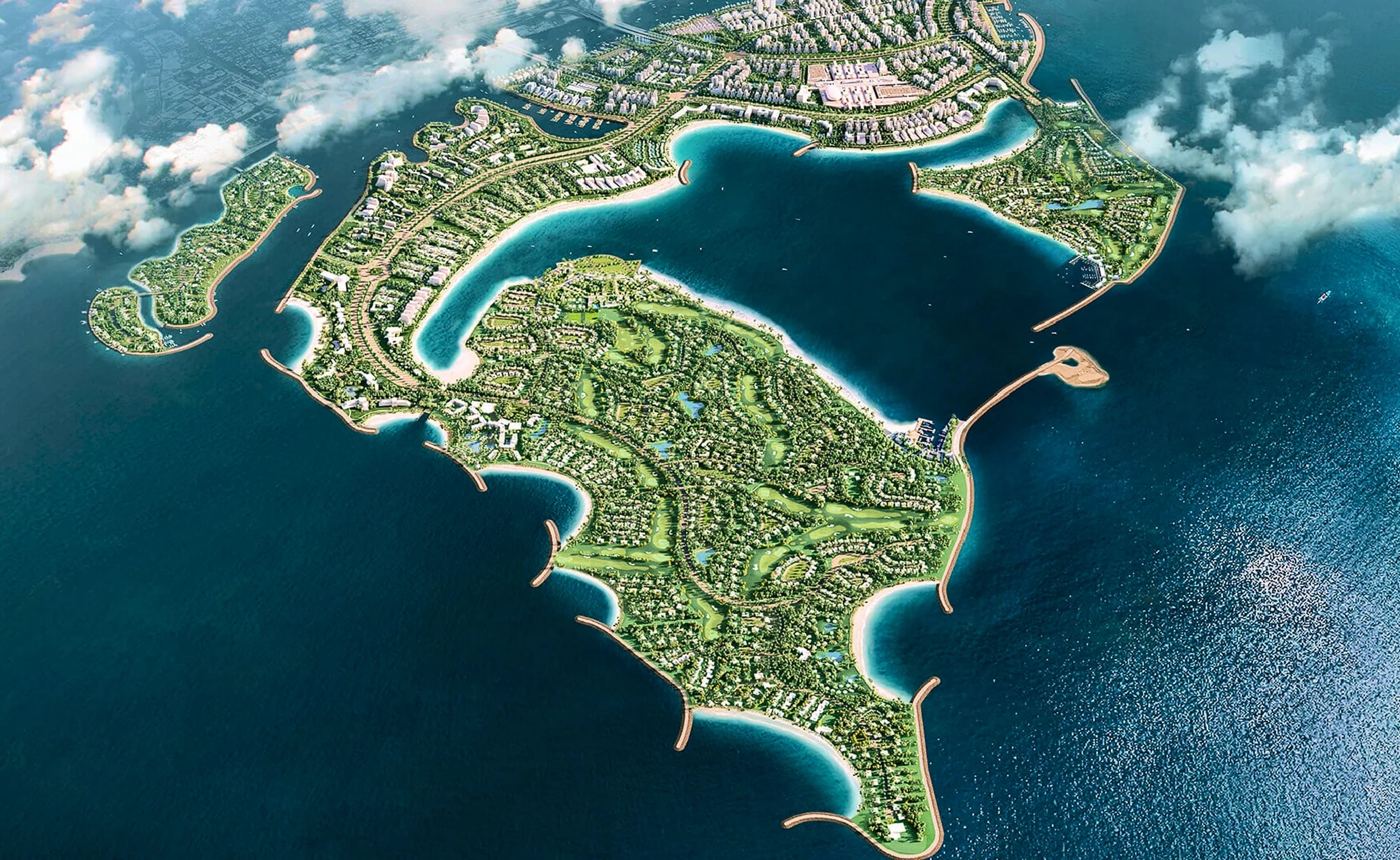 Dubais next floating destination a mega community with 49K waterfront homes