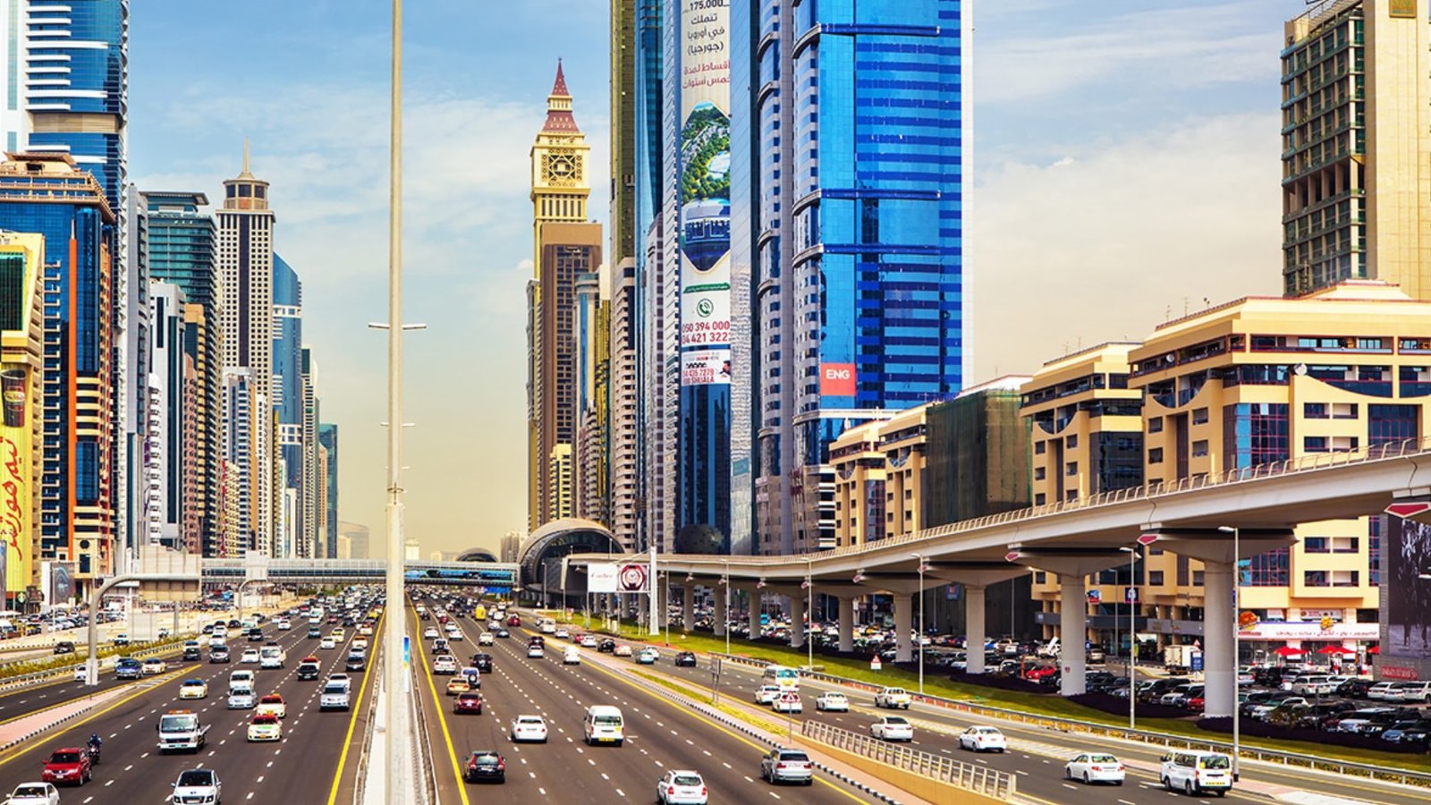 Digital rendering of the Fourth National Highway UAE as part of the AED 170B transport plan