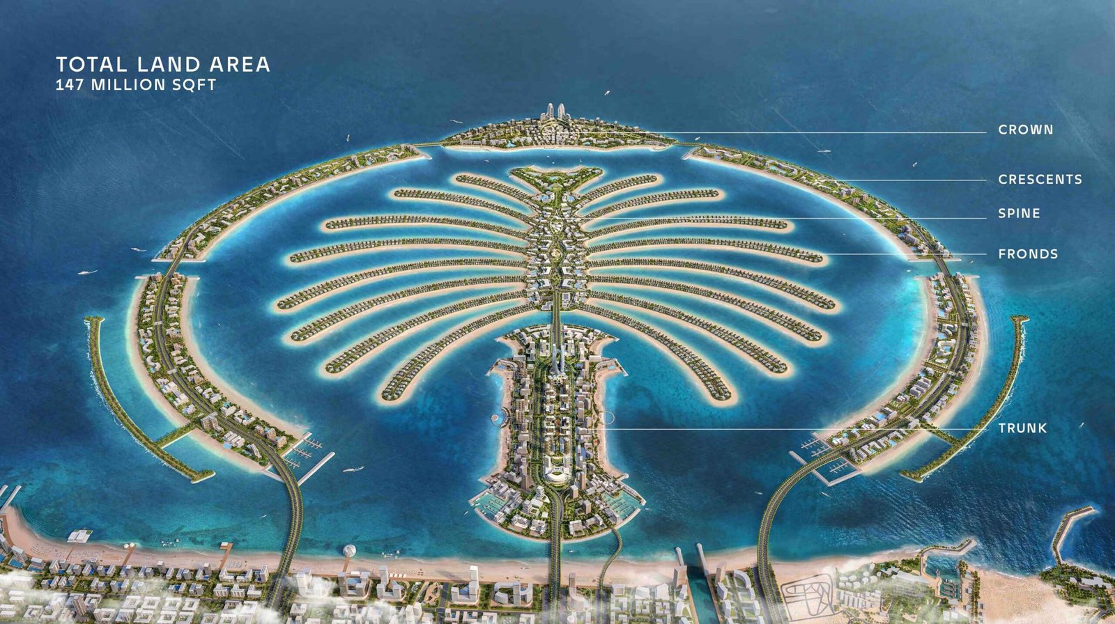 Palm Jebel Ali vs Palm Jumeirah