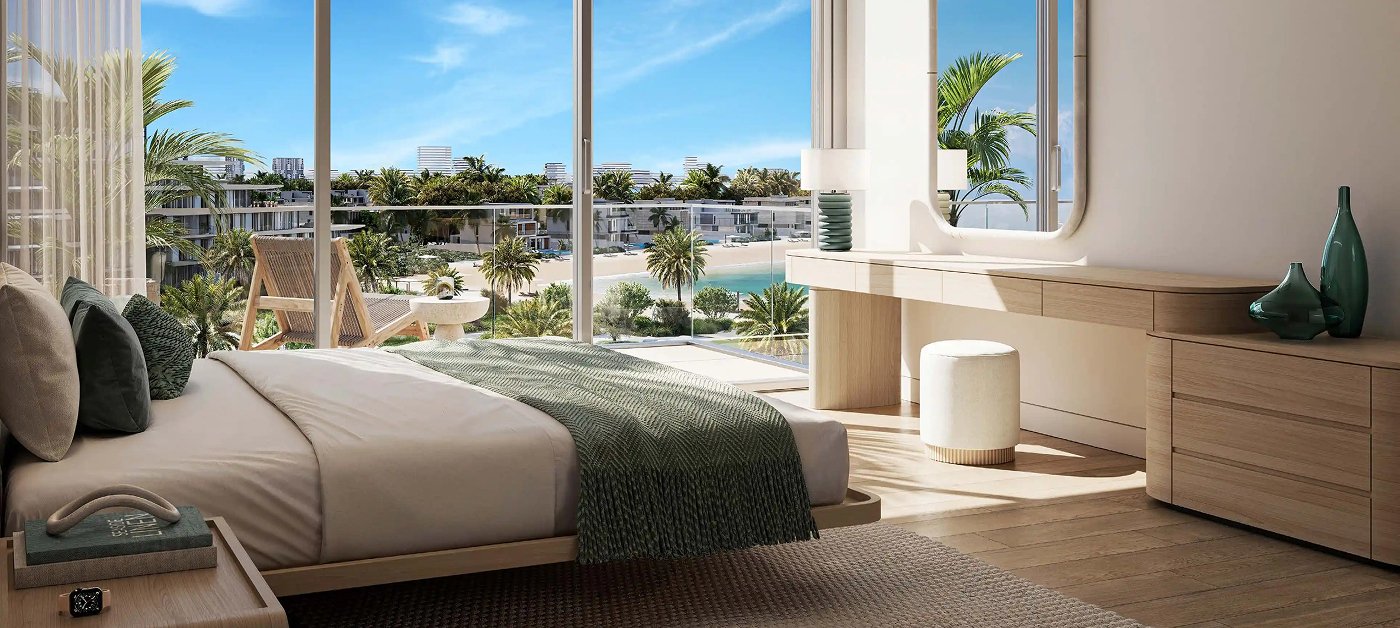 waterfront apartments Palm Jebel Ali