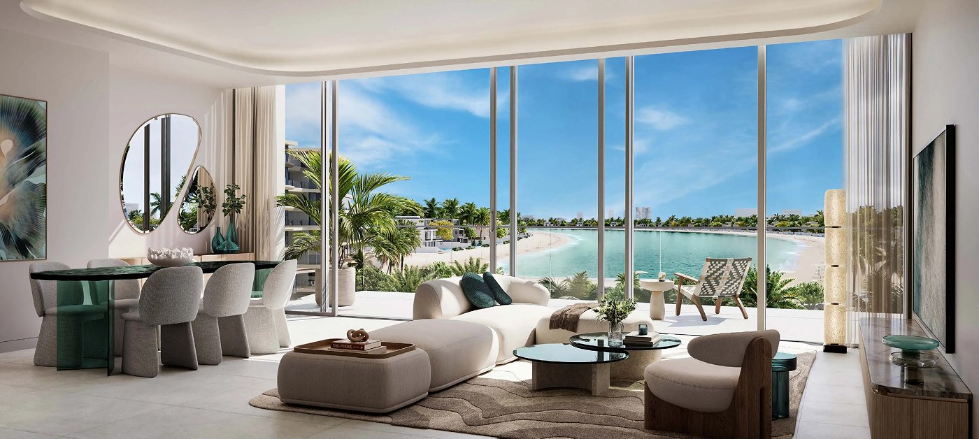 waterfront apartments Palm Jebel Ali