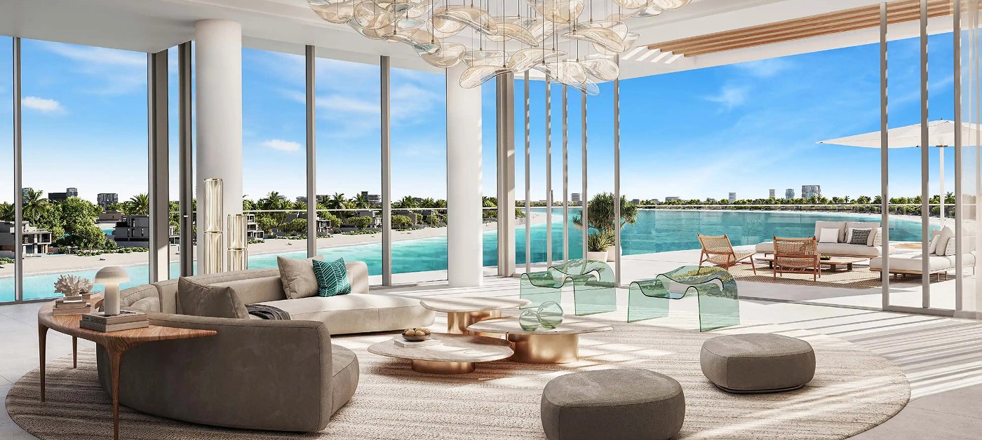 waterfront apartments Palm Jebel Ali